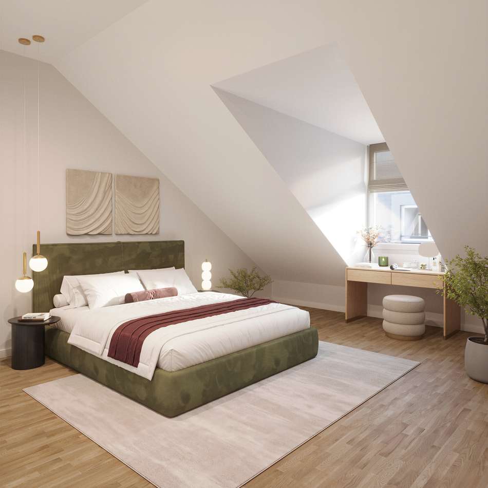 Schlafzimmer Reihenhäuser
