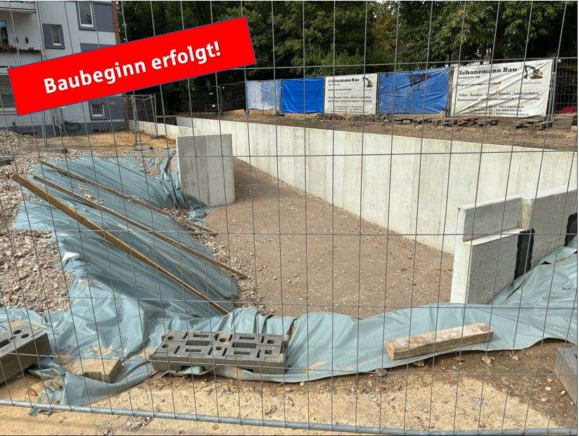 Baubeginn erfolgt