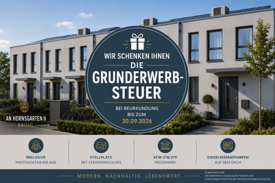 Grunderwerbsteuer geschenkt