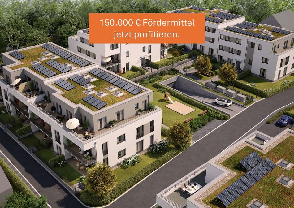 Grüne Ruheoase im Quartier.