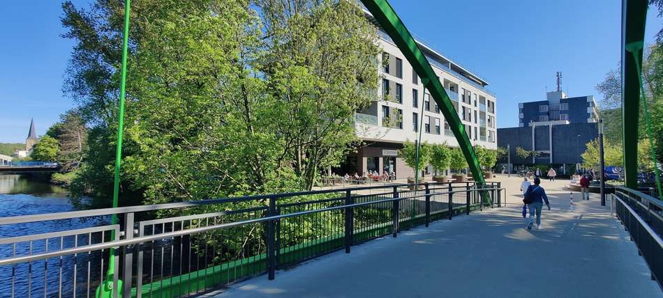 Fußgängerbrücke Wupper
