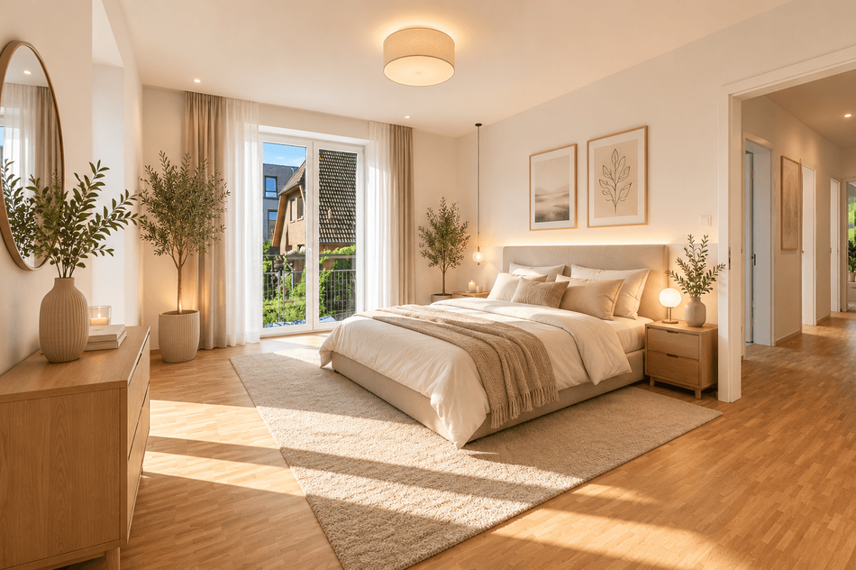 Schlafzimmer KI generiert