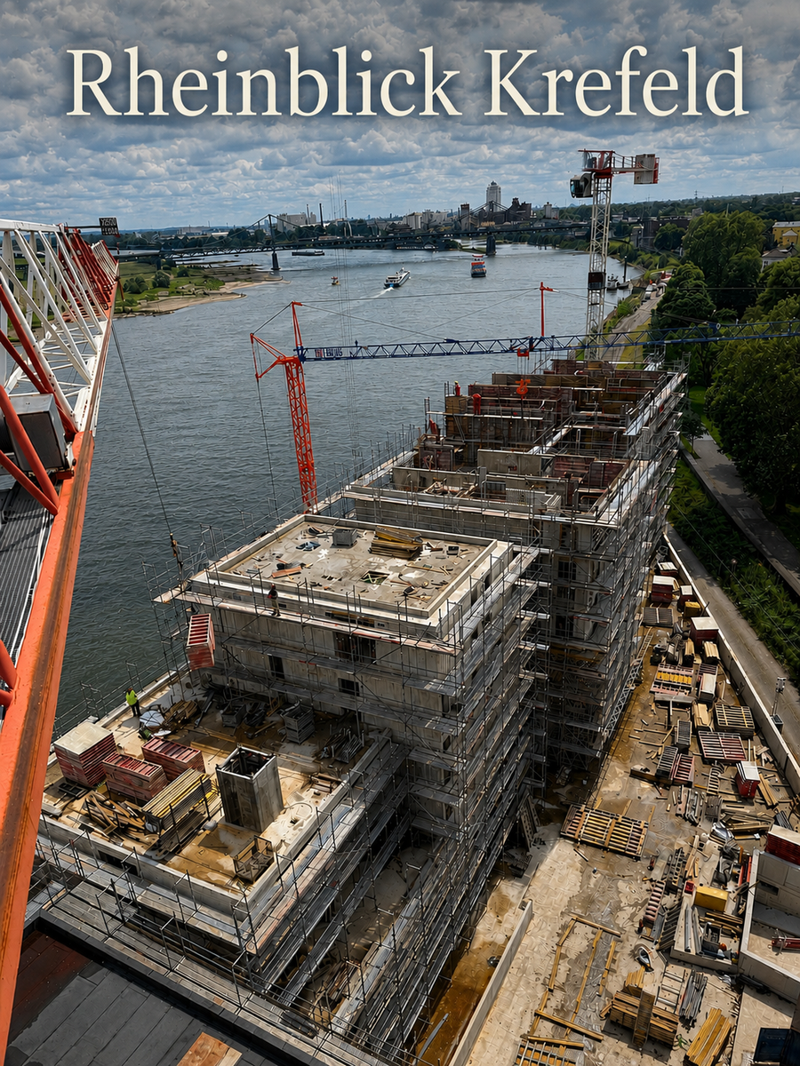 Foto Rheinblick Krefeld