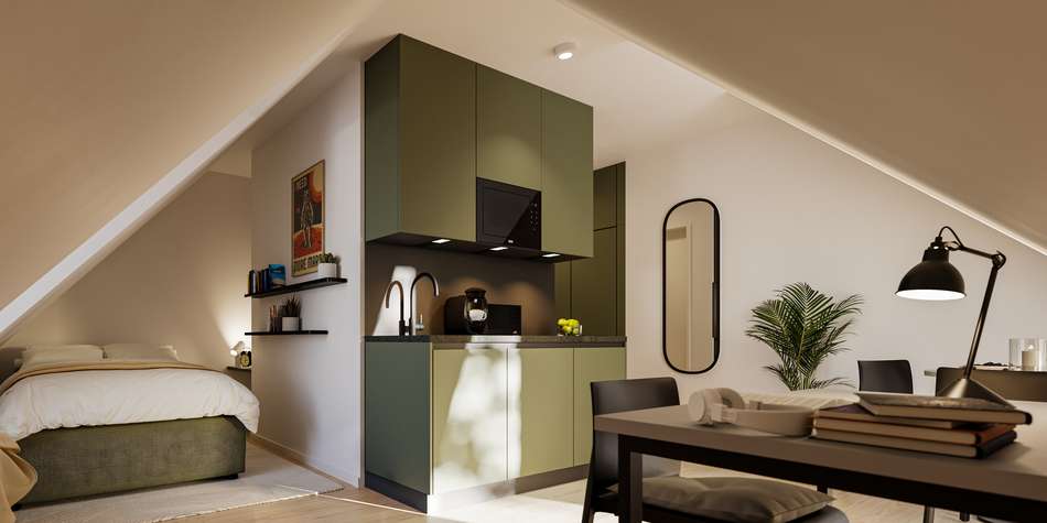 Roof Nest - Apartments im DG