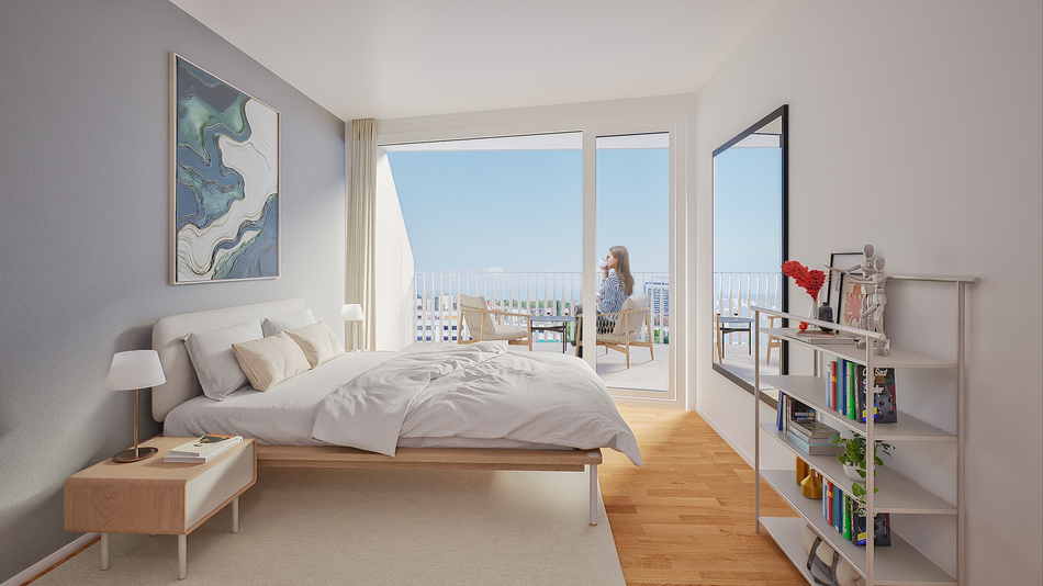 Wohnung PH1Schlafzimmer