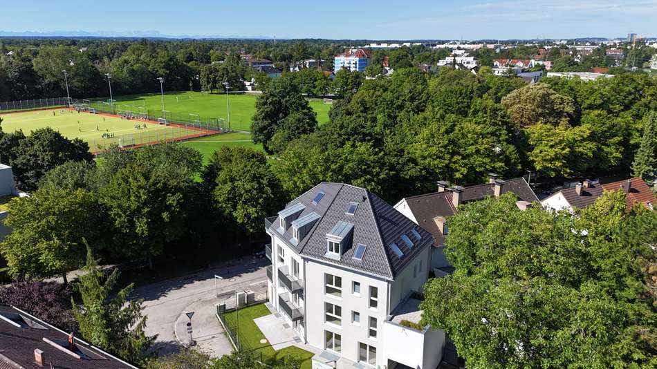 Weitblick über das Bauprojekt