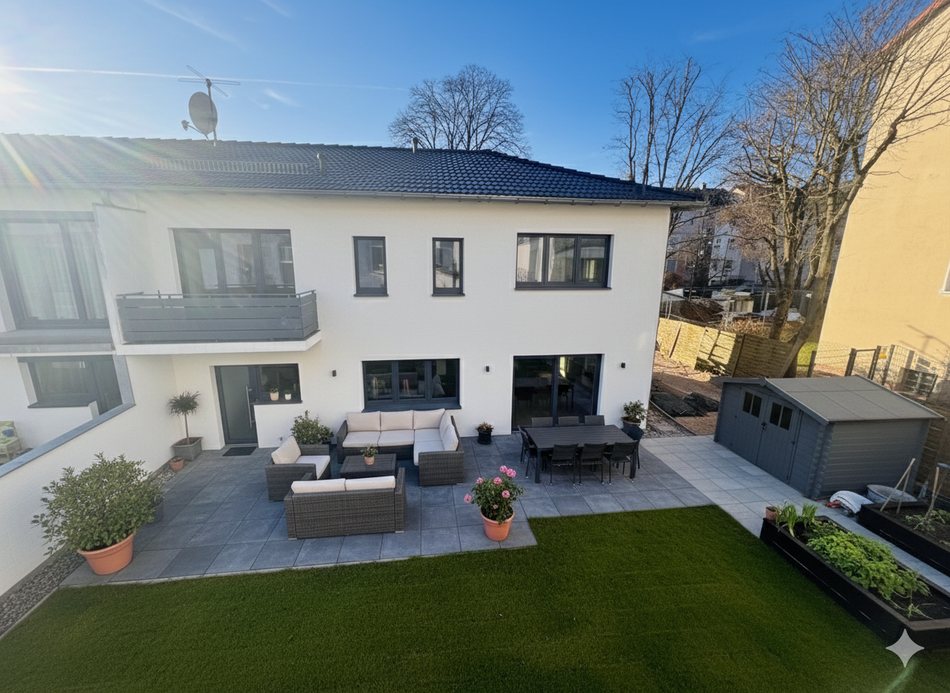 Einfamilienhaus Garten