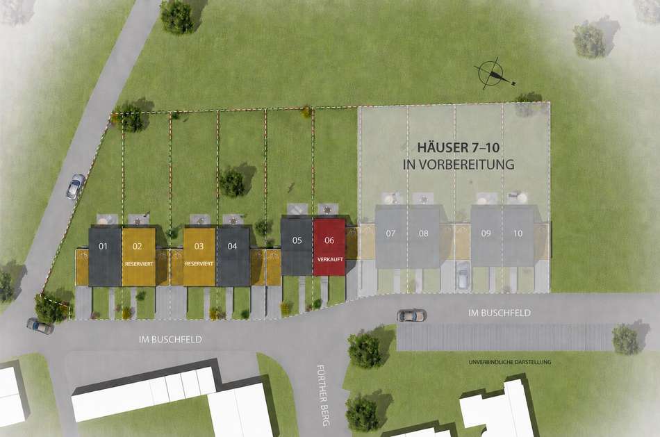 Lageplan Verfügbarkeiten
