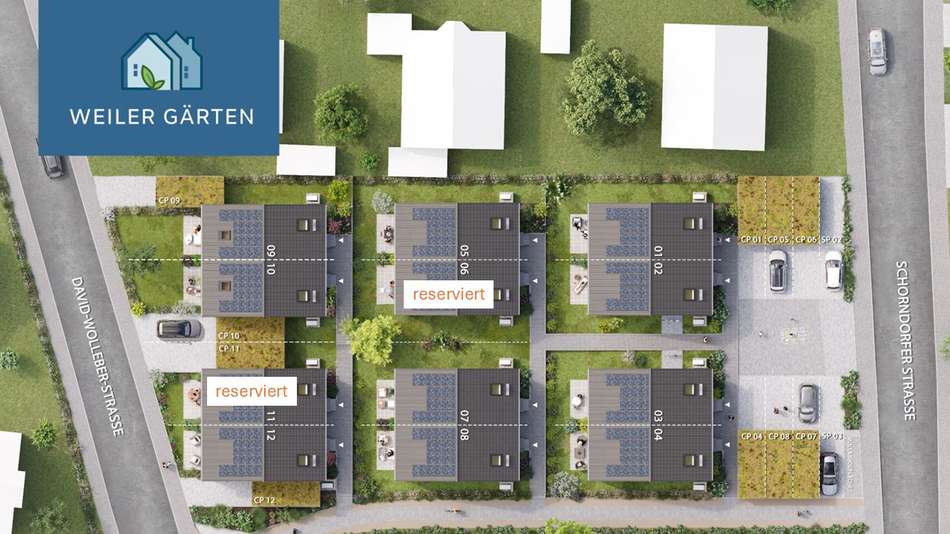 Lageplan Verfügbarkeit