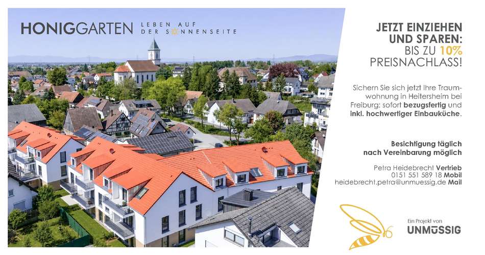 Preisnachlass HoniggartenJul