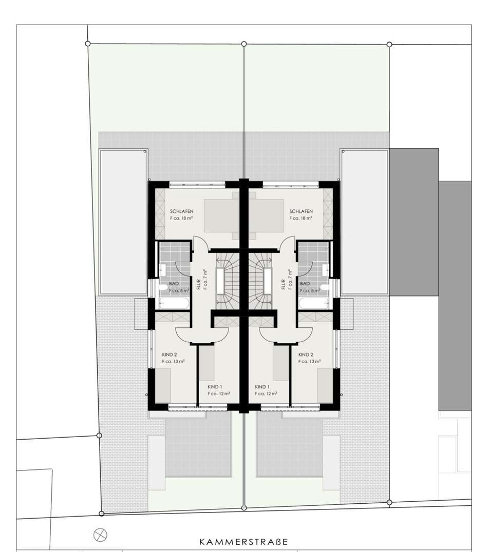 Grundriss DHH 1+2 - OG