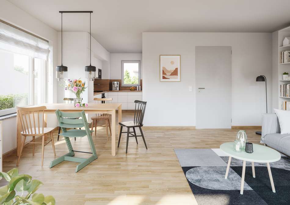 Innenansicht Reihenhaus WoZi