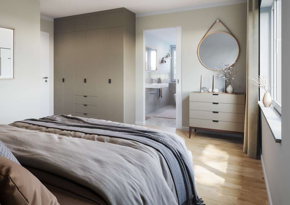 Innenansicht Schlafzimmer DG