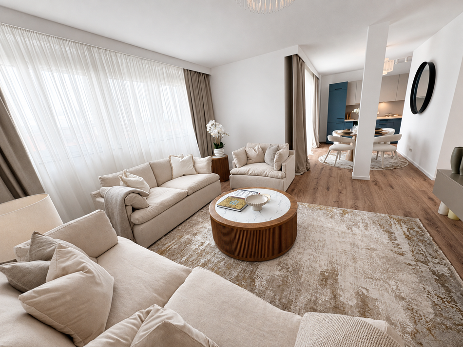 Musterwohnung Wohnzimmer