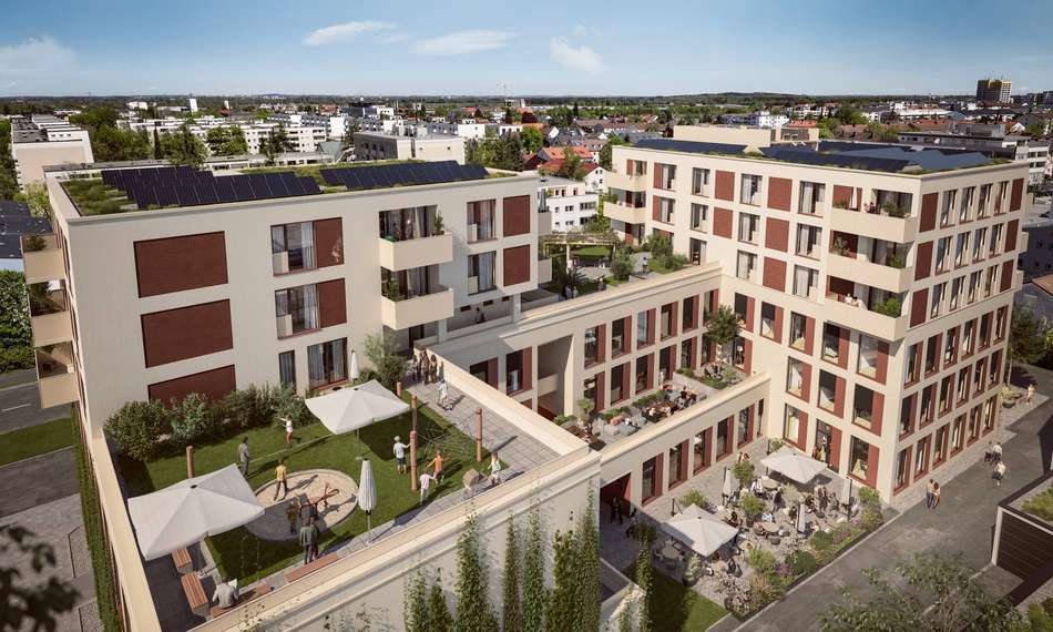 Sonnenverwöhnte Dachterrassen