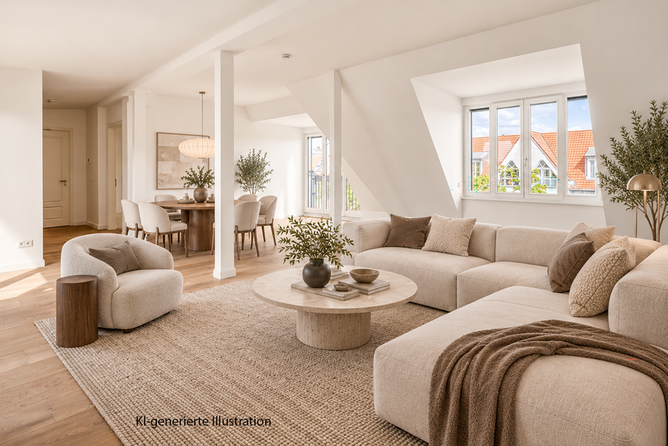Wohnung 17 Wohnen Blick Einga