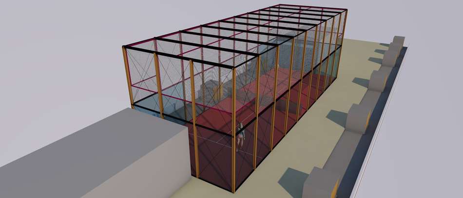 Padel-Tennis-Court (Visu)