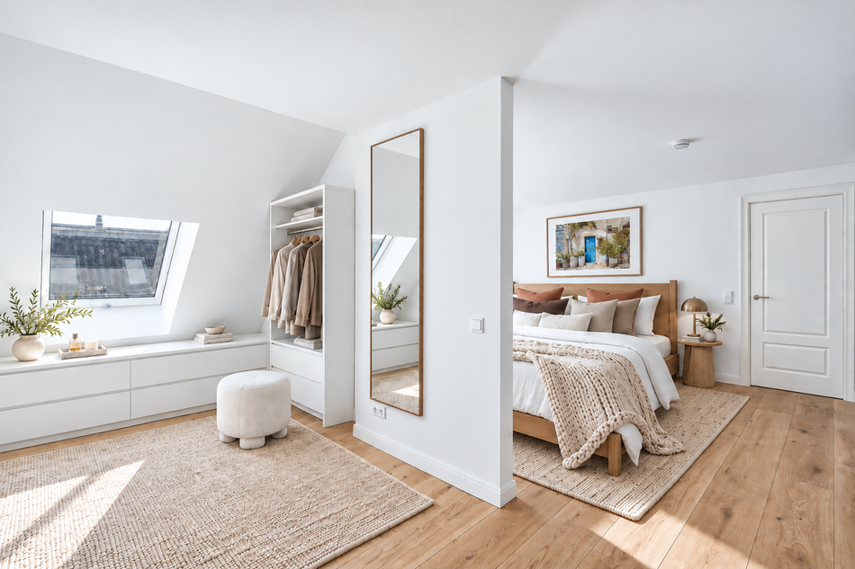 Wohnung 18Schlafen Ankleide