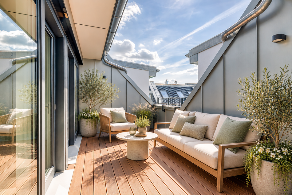 Wohnung 18Balkon