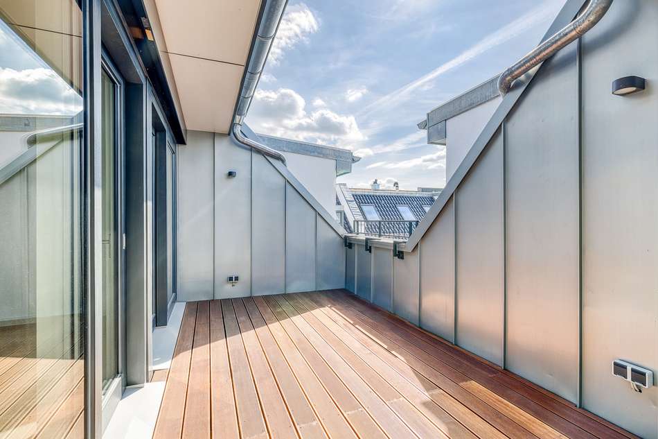 Wohnung 18 Terrasse