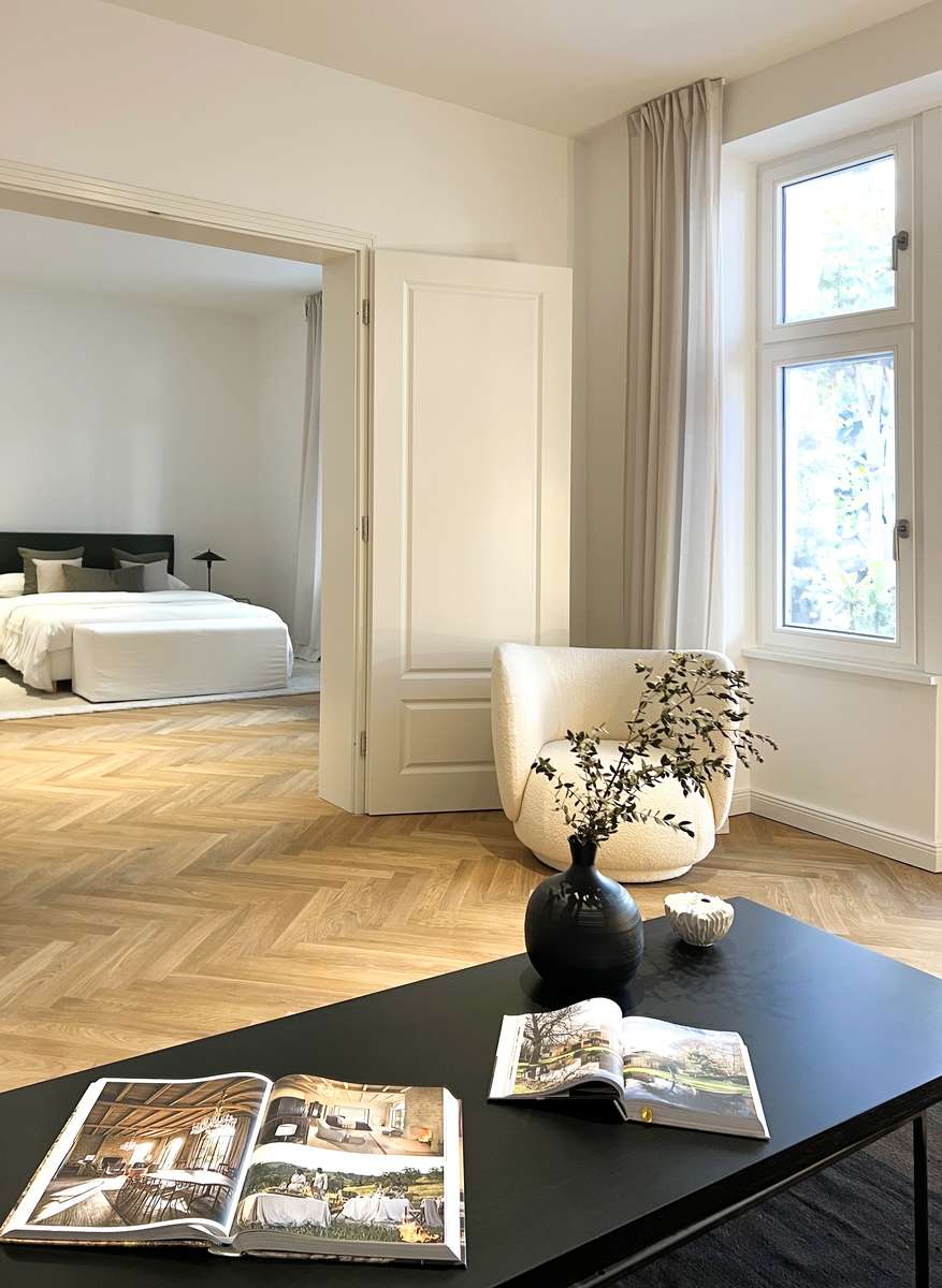 Wohnzimmer Musterwohnung