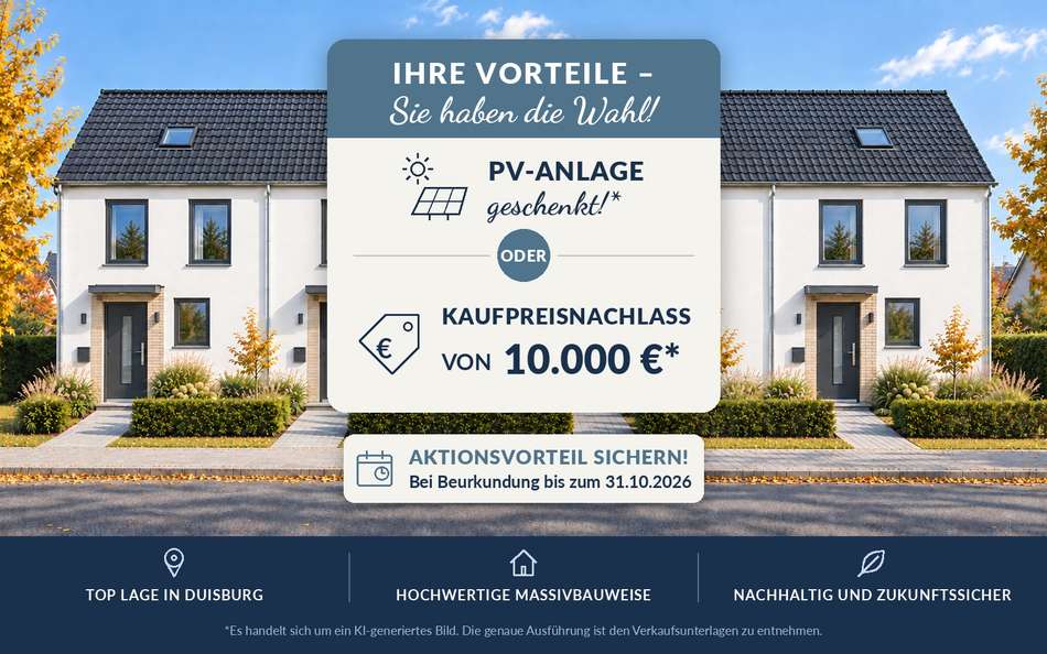 Herbstaktion Reihenhaus