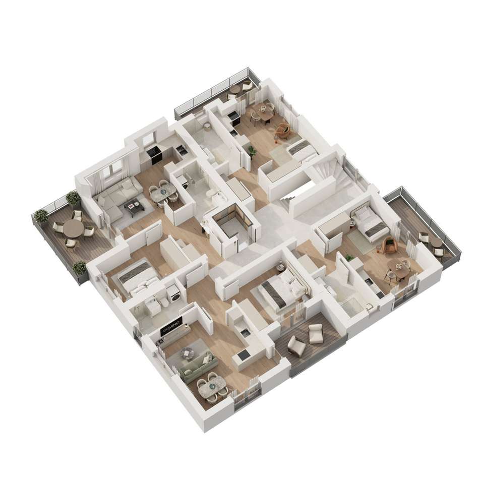 Grundriss Haus 1 - OG