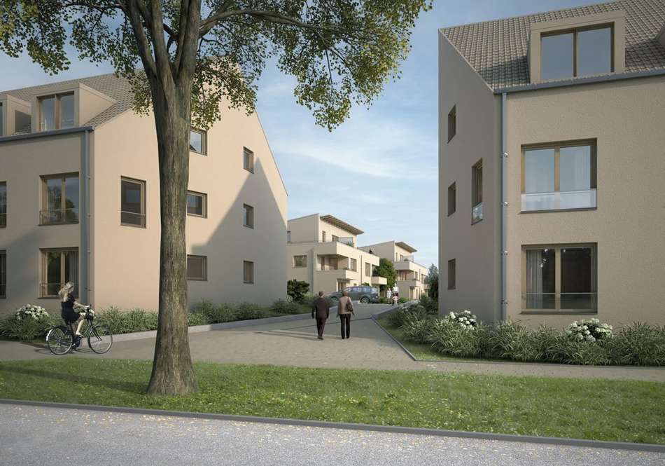 Durchgang zwischen Haus 1 und 