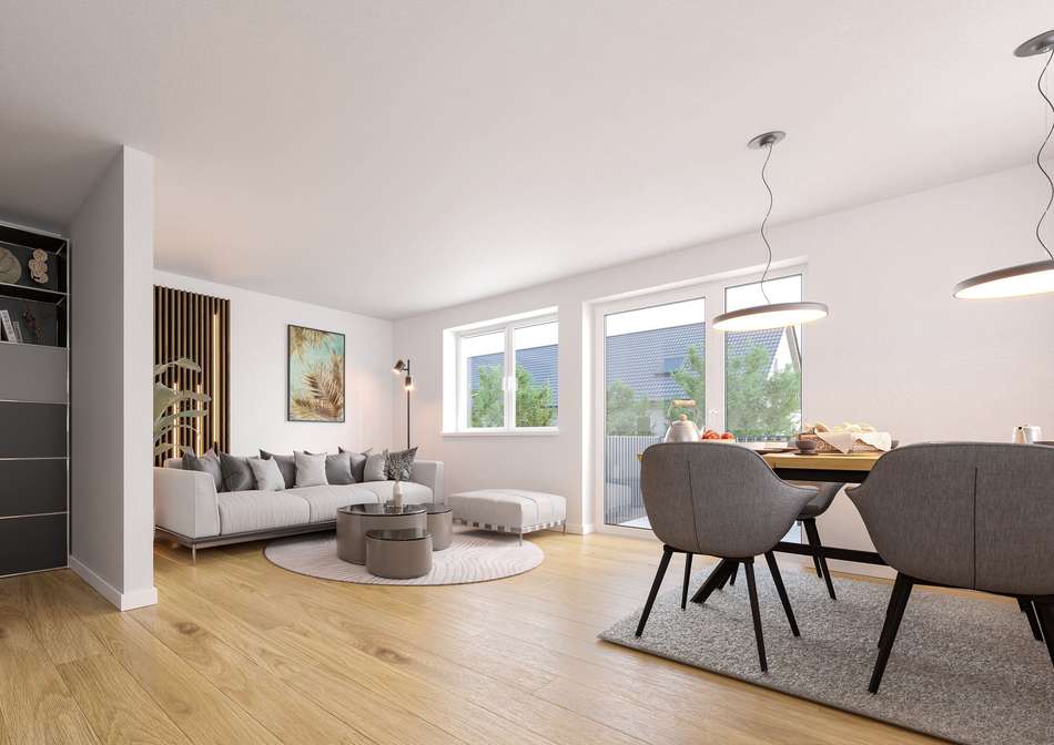Wohnbeispiel Wohnzimmer