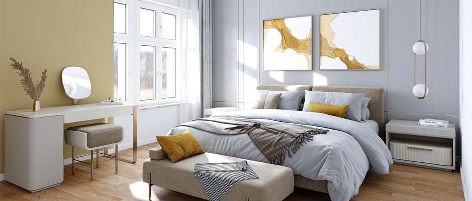 Visualisierung Schlafzimmer