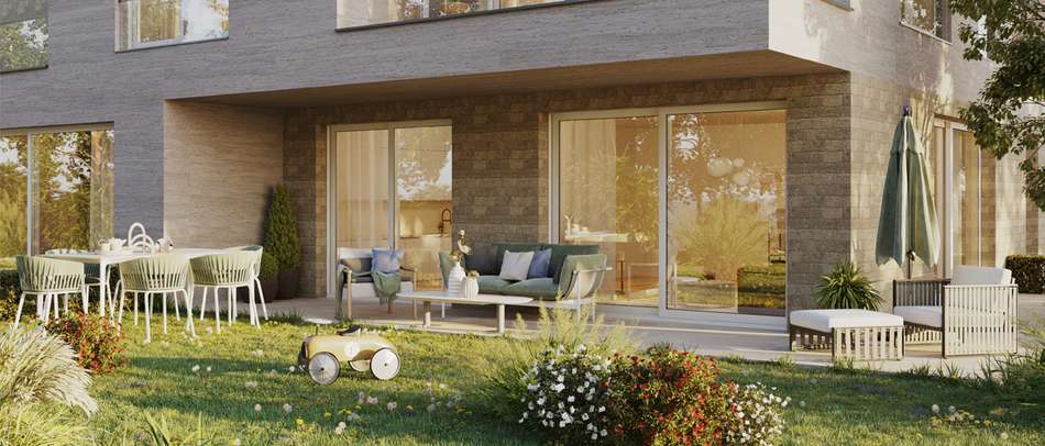 Visualisierung Garten
