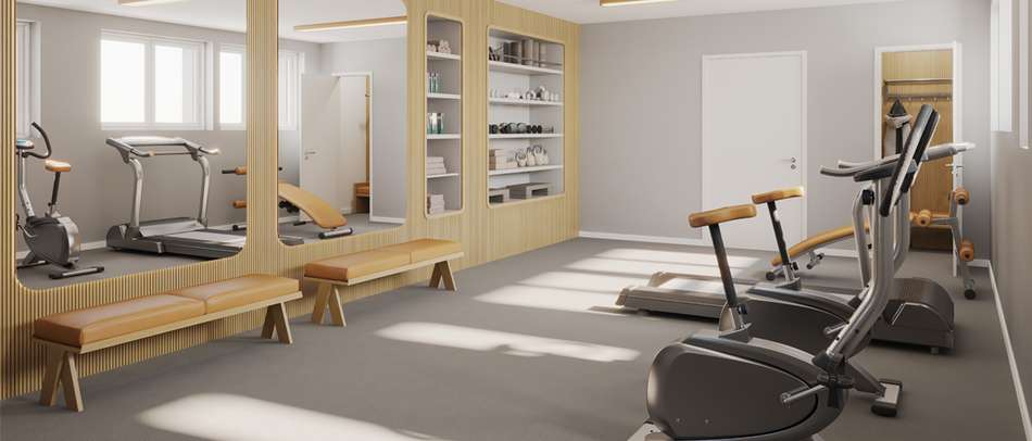 Visualisierung Fitnessraum