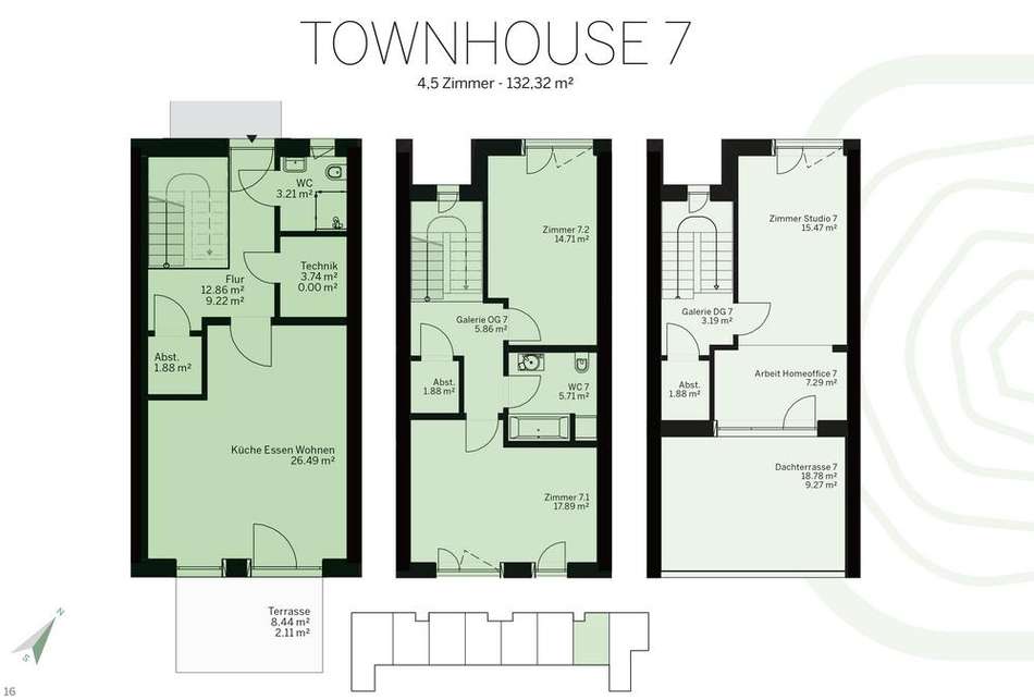 Grundriss Wohnung 7