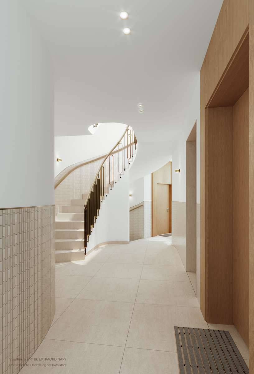 Elegantes Treppenhaus