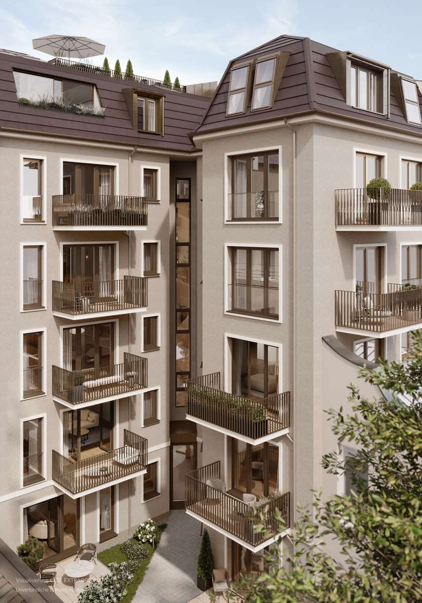 Fassadenansicht Hof