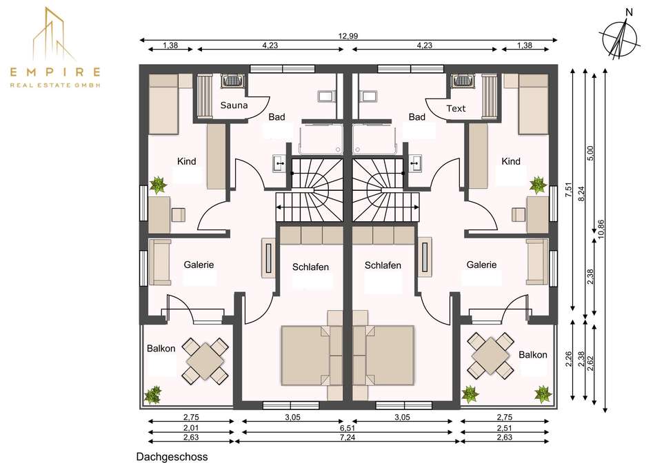 Haus 02 OG, DHH 03/DHH 04