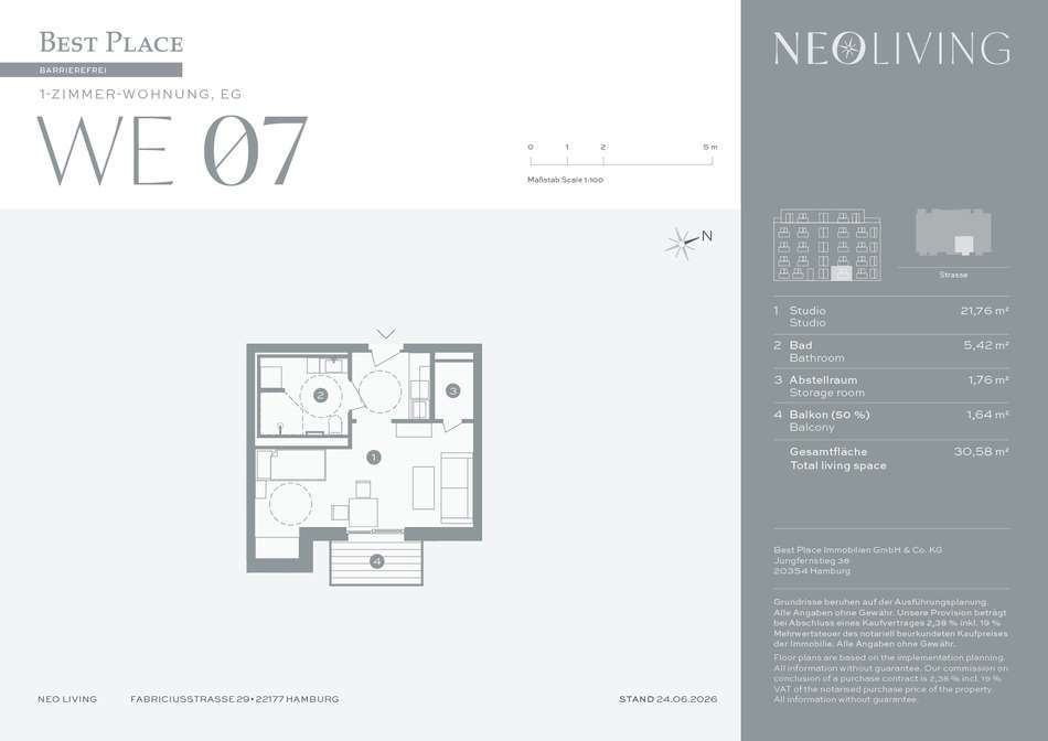 Grundriss WE07