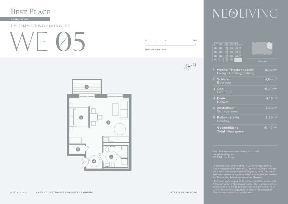 Grundriss WE05