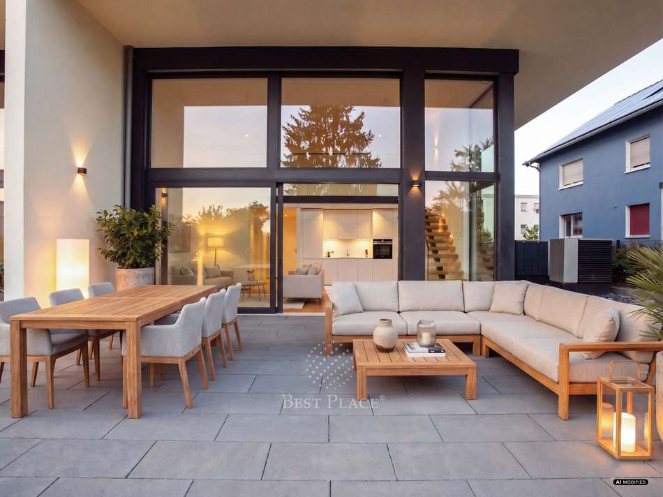 Terrasse (KI-Staging)