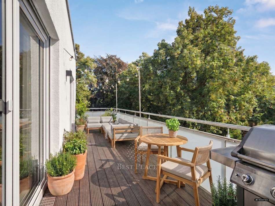 Balkon (virtuelles KI-Staging)