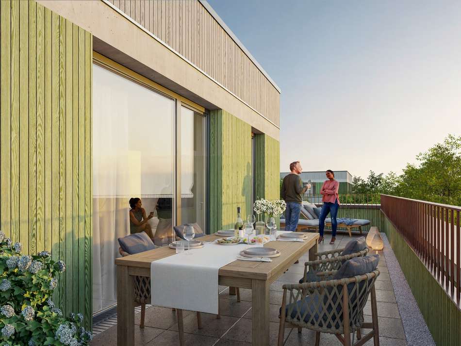 Alle DG-Whg mit Dachterrasse