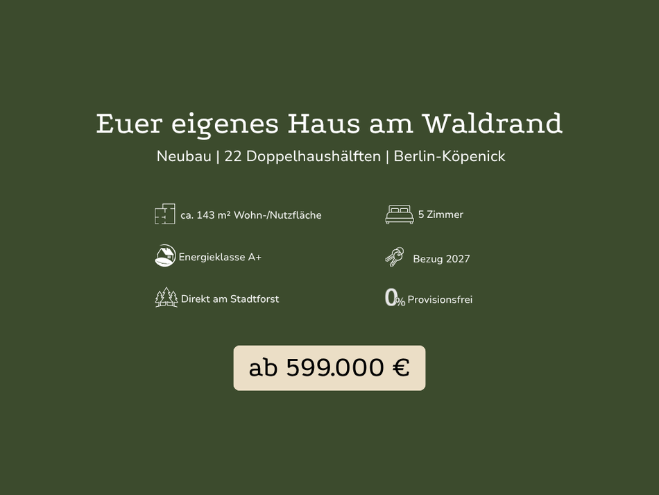 Am Stadtforst - Keyfacts