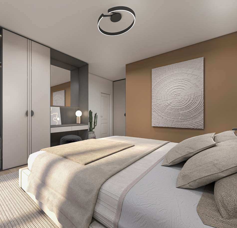 WE 2 Schlafzimmer Ansicht 1