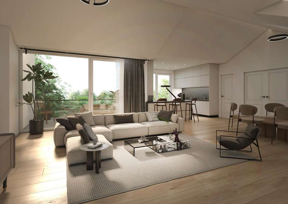 WE 4 Wohnzimmer Ansicht 1