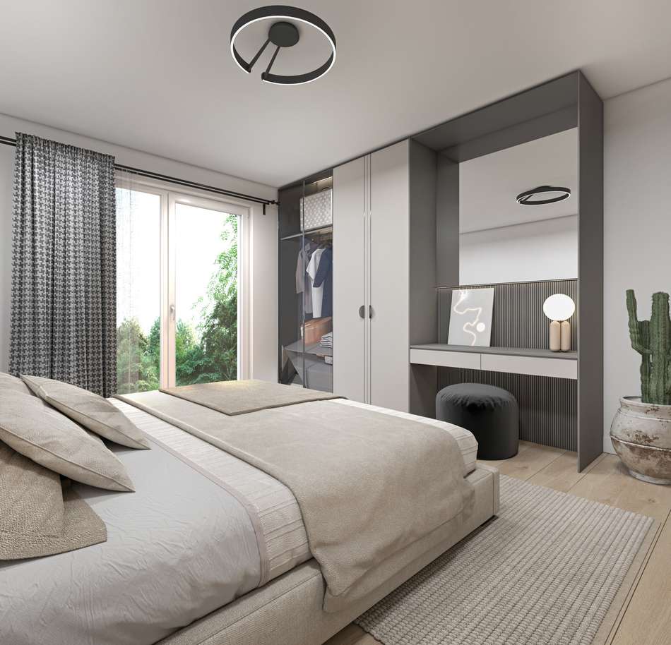 WE 3 Schlafzimmer Ansicht 2