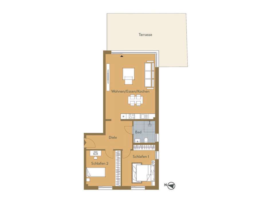 Grundriss WE 3