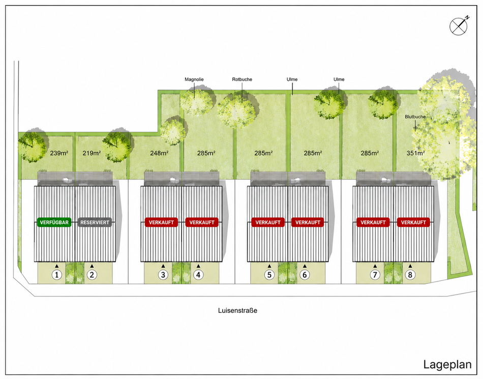 Fur Luise - Lageplan