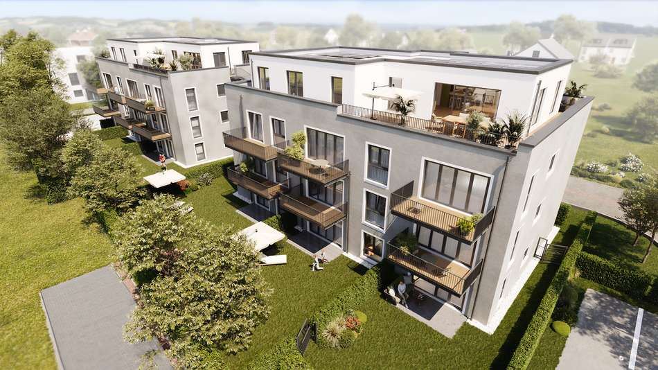 Mehrfamilienhaus Rückseite