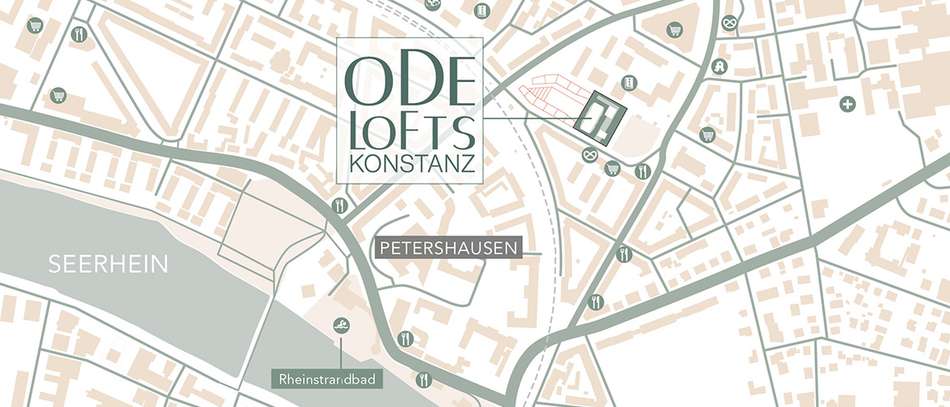 ODE LOFTS Stadtplan