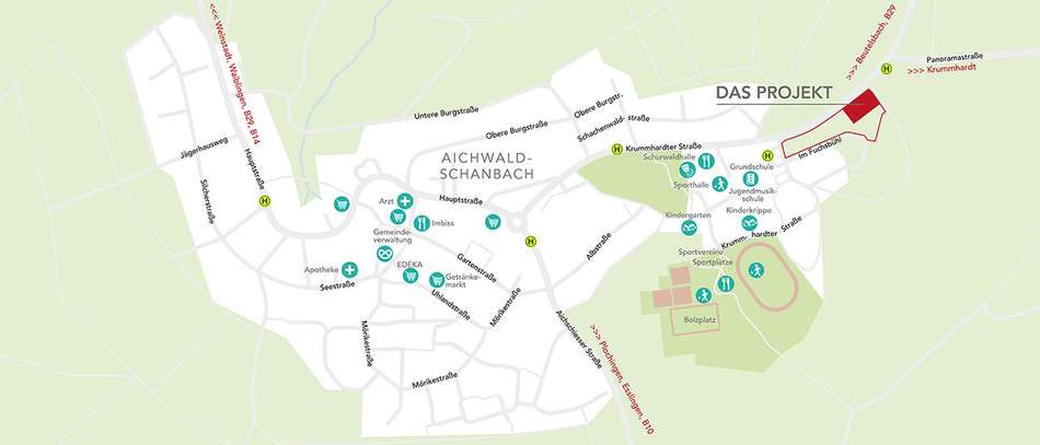 Aichwald-StadtplanIS24L